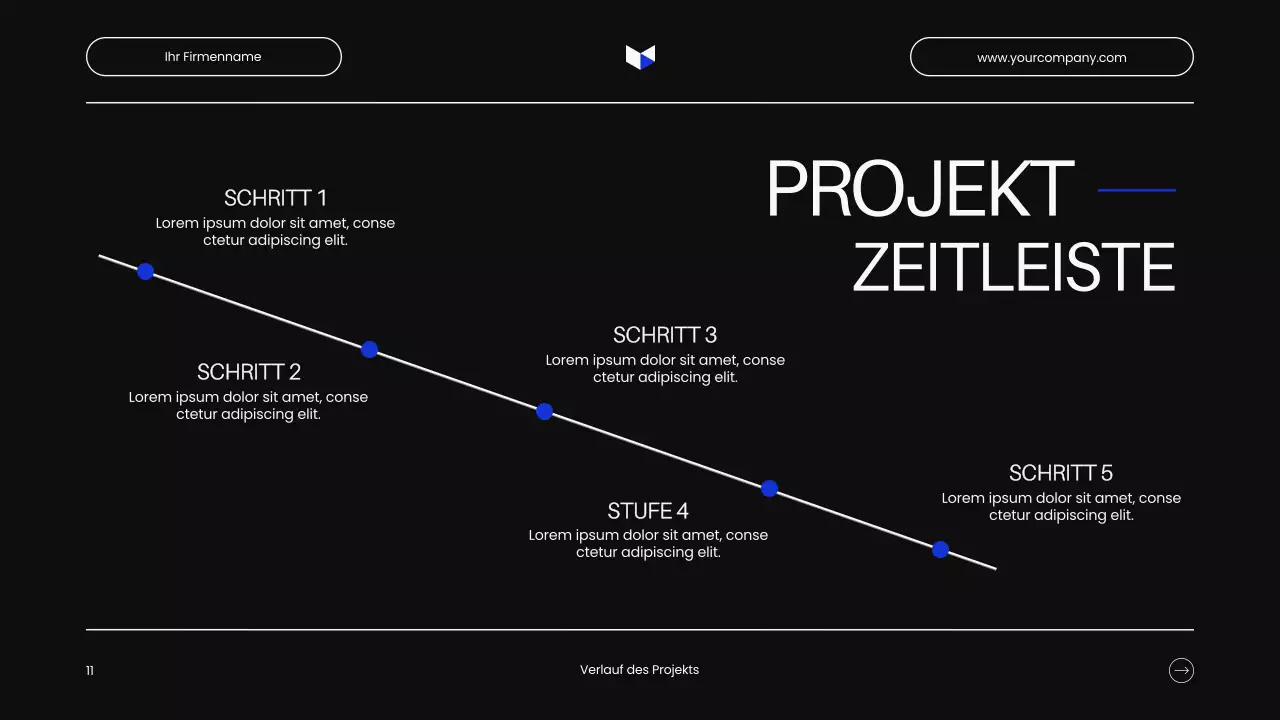 Schwarz und Weiß Minimalist Business Produkt Pitch