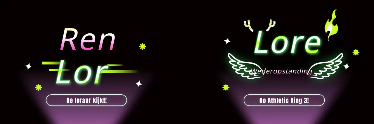 Concept van neonreclame met gradaties voor atletische pep rallies