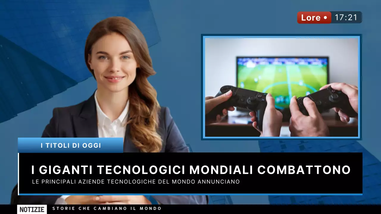 Semplice promozione di notizie in blu e nero