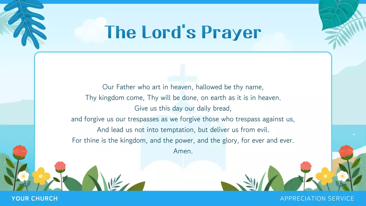 Blue Simple Appreciation Event Presentation