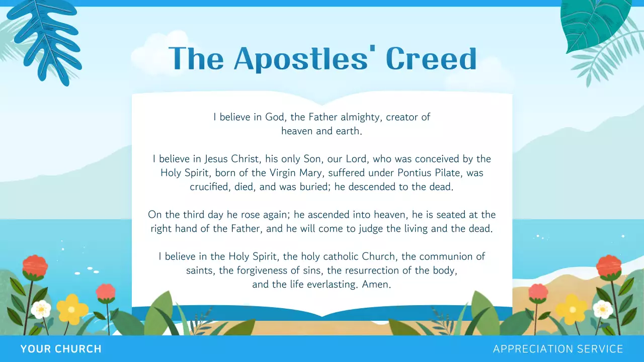 Blue Simple Appreciation Event Presentation