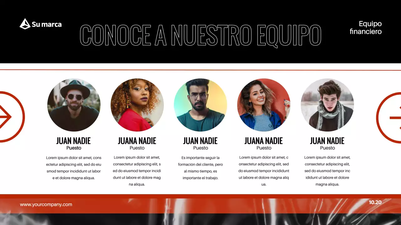 Red Black Modern Bold Perfil de empresa Introducción