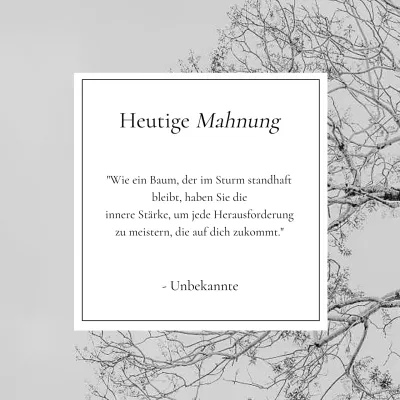 Schwarz und Weiß Basic Minimal Plain Zitat Inspirierend Memo