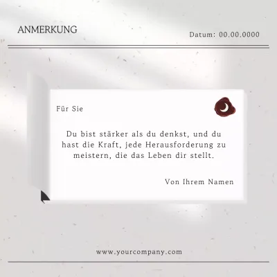 Schwarz und Weiß Einfaches klassisches Zitat Memo