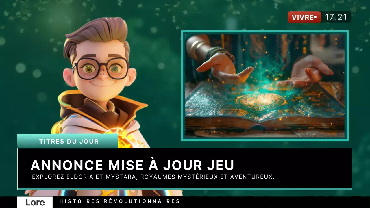 Publicité simple sur les jeux en vert et noir