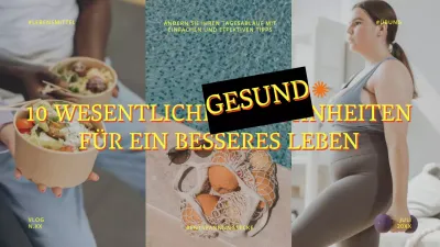 Yellow Old-Fashioned Health Vlog Haupttitel