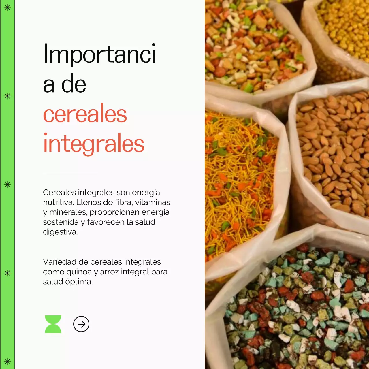 Verde y Naranja Guía sencilla de estilo de vida saludable