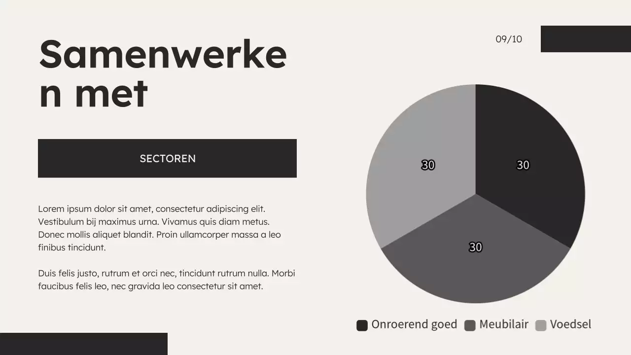 Zwart-wit Minimal Marketing Agency Introductie van het bedrijf