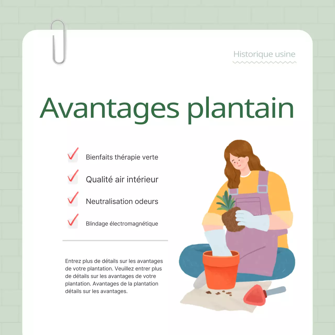 Promouvoir votre plant terrier vert et blanc