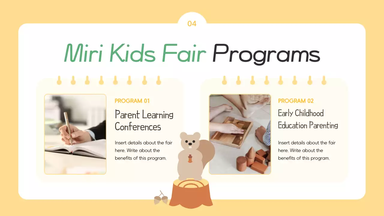 Blue Playful Kids Event Promotion Presentation