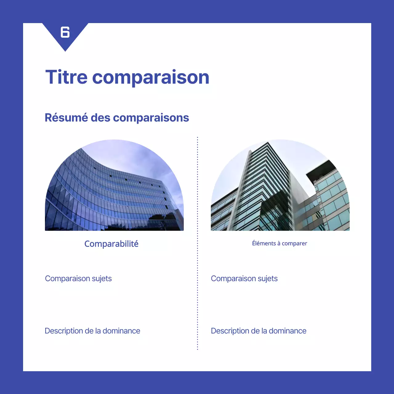 Un simple rapport d'évaluation des performances de l'entreprise en bleu et blanc
