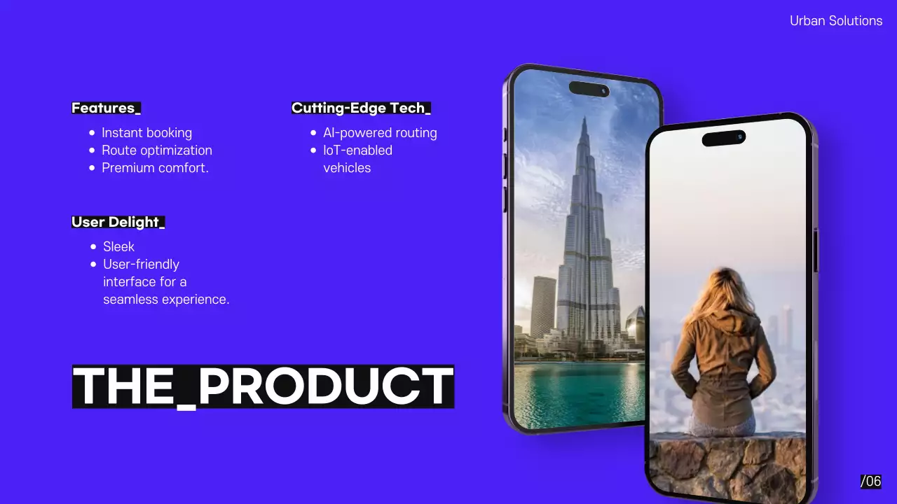 Black Modern Smart Solutions Pitch Presentation