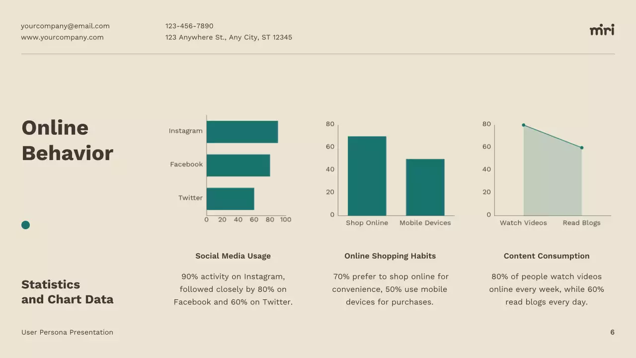 Teal Professional User Persona Guide Presentation
