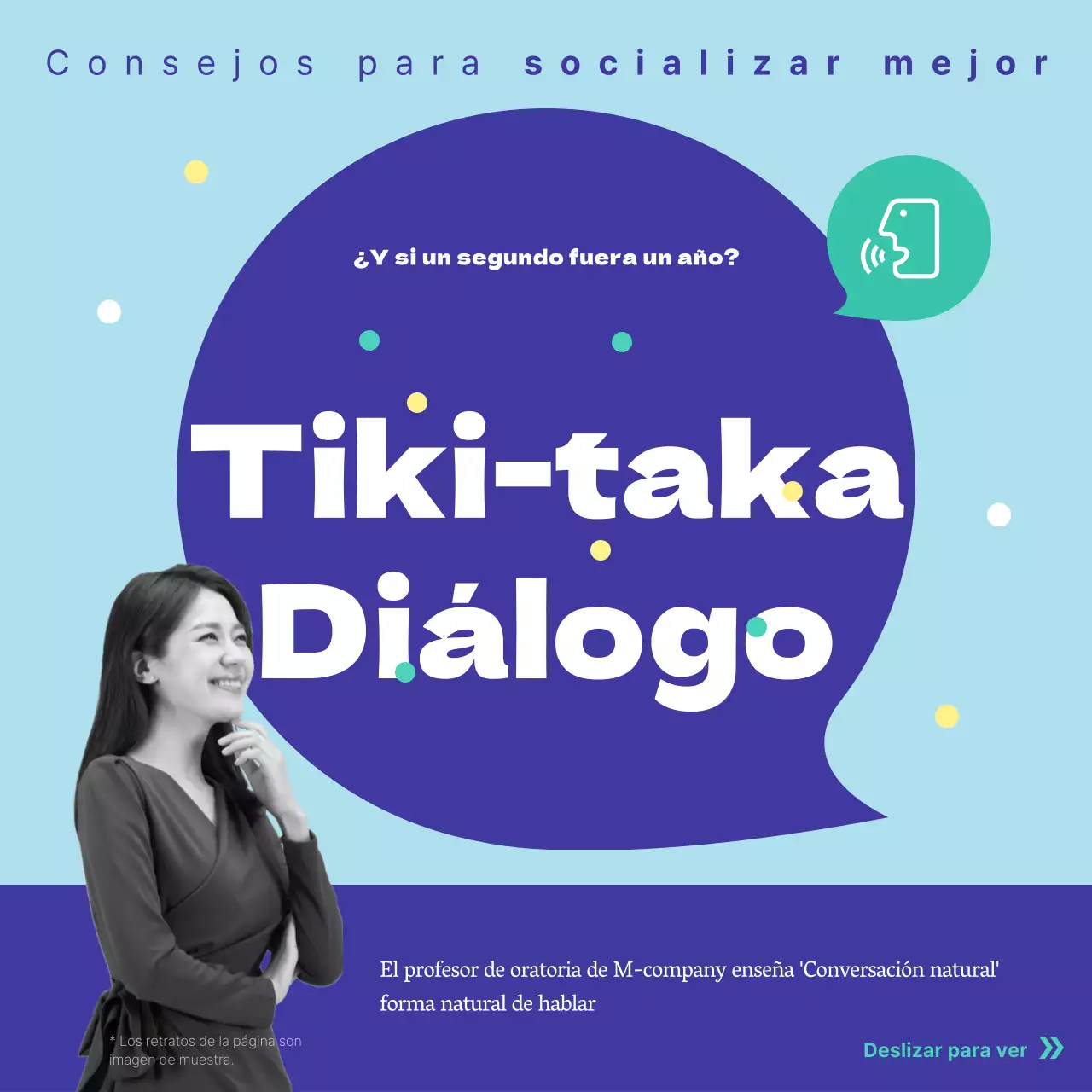 Promociona el lanzamiento de un bonito libro en menta y azul marino