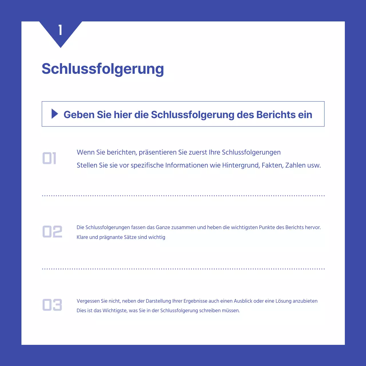 Ein einfacher blau-weißer Bericht zur Leistungsbeurteilung im Unternehmen