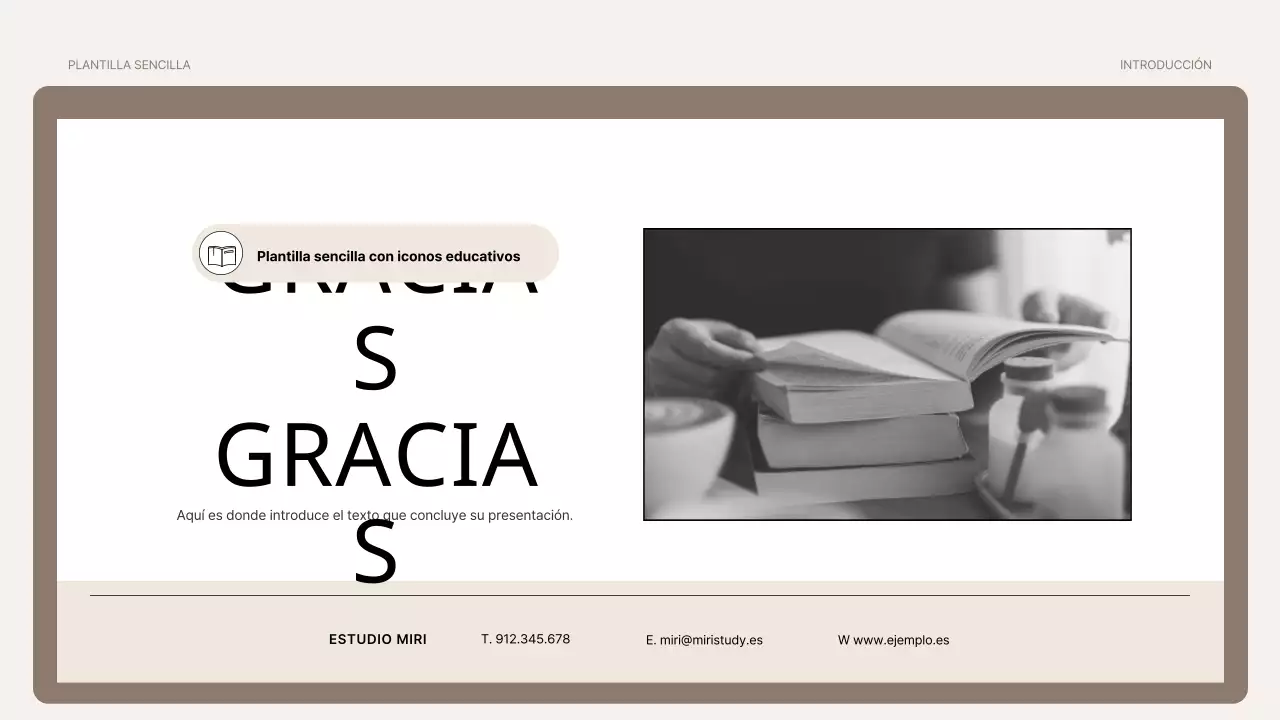 Una sencilla imprimación de entrenamiento en marrón y beige