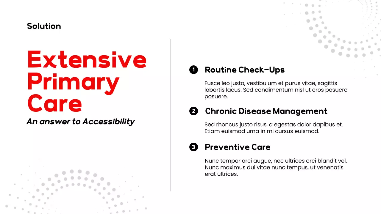 Red Modern Healthcare Presentation