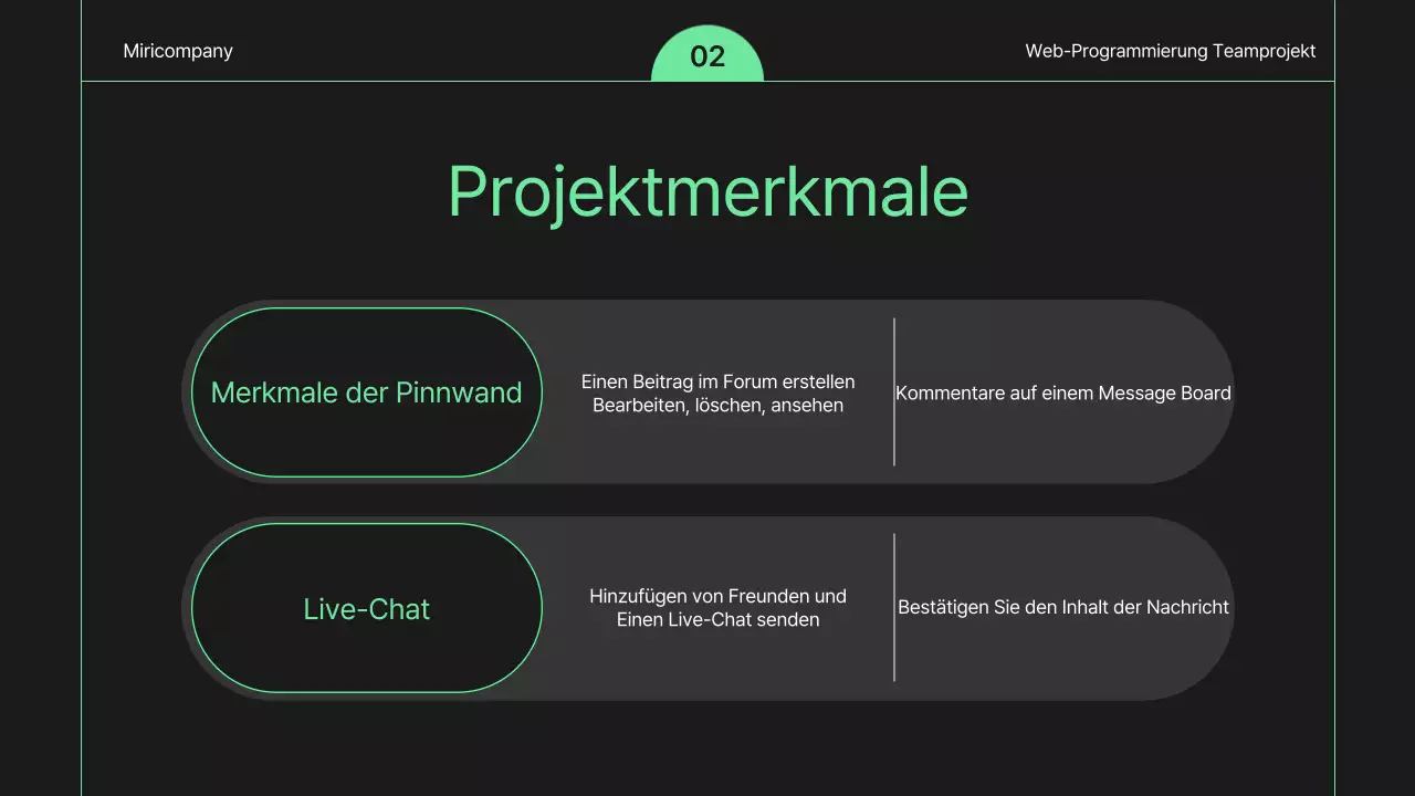 Ein einfacher, schwarz-weißer Auftrag zur Webentwicklung