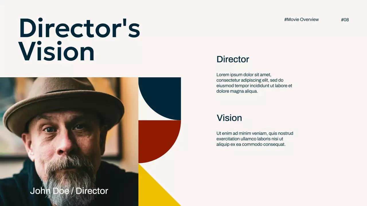 Colorful Modern Movie Guide Presentation