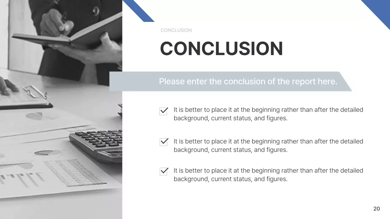 Blue Modern Company Report Presentation