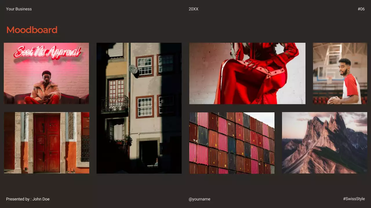 Orange Modern Brand Guide Presentation