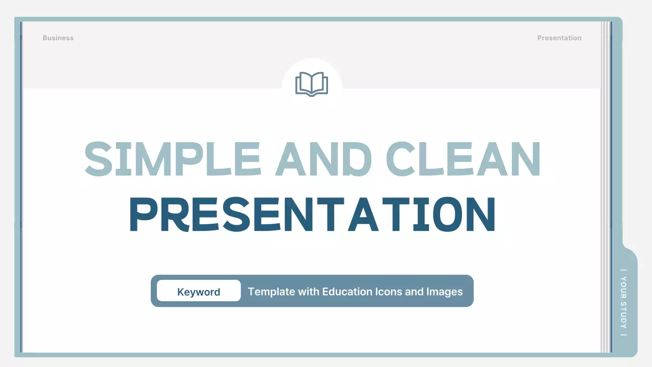 White Minimal Education Template Presentation