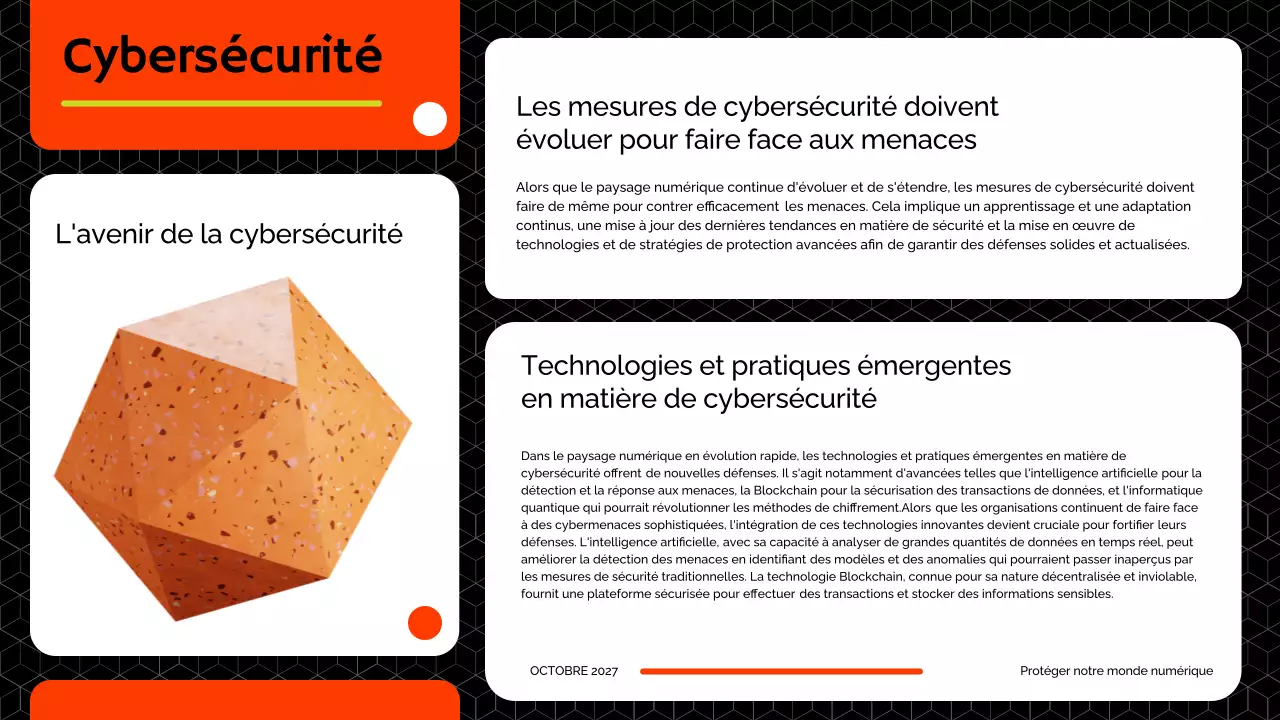 Matériel de cours sur la cybersécurité moderne (rouge et citron vert)