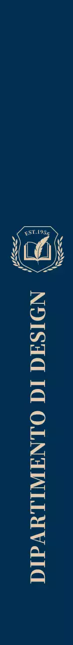 Università colorata con logo della scuola