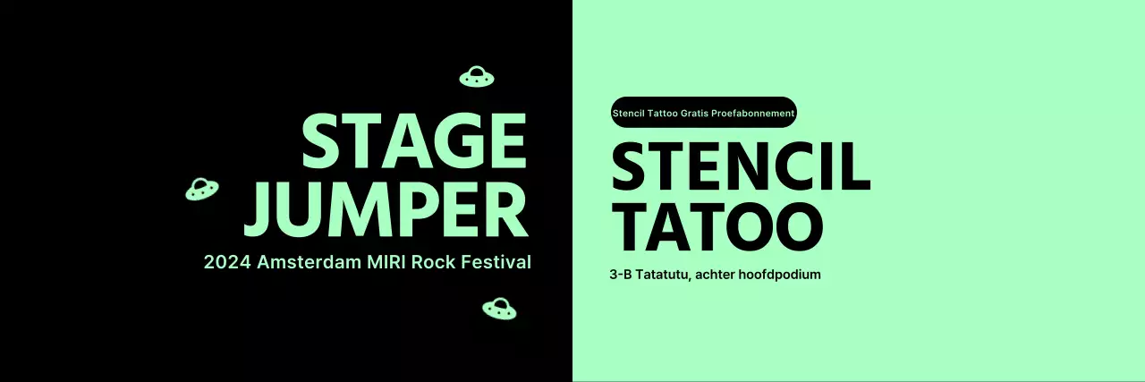 Festival conceptontwerp met zwart en pastelkleur in twee tinten