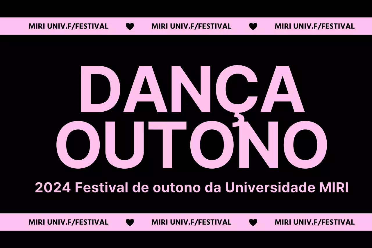 Conceção do conceito de festival utilizando um esquema de cores preto e pastel em dois tons