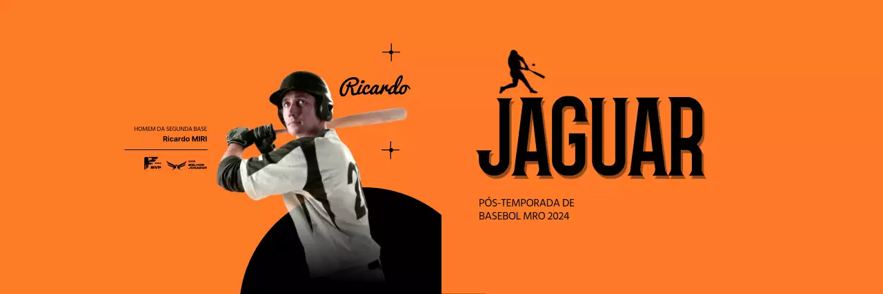 Desenho desportivo com nomes de equipas de basebol e fotografias de jogadores