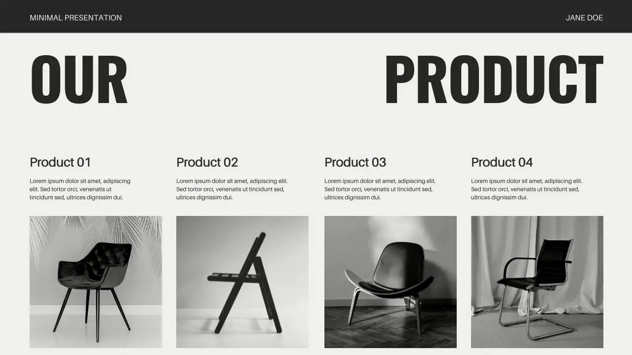 Black Minimal Business Presentation