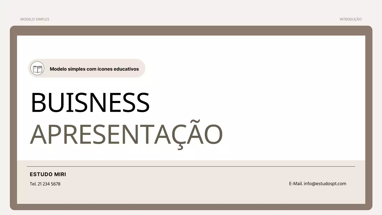 Um primer de treino simples em castanho e bege