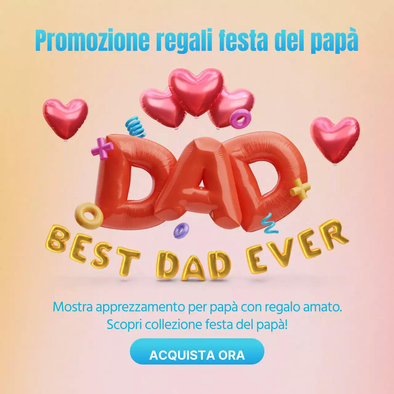 Annunci di vendita di tendenza in rosso e blu