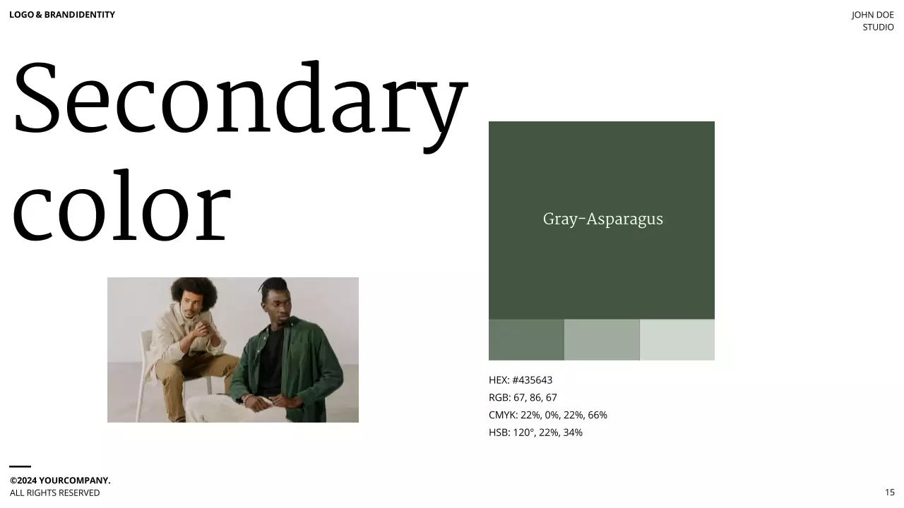 Brown Minimal Brand Guideline Presentation