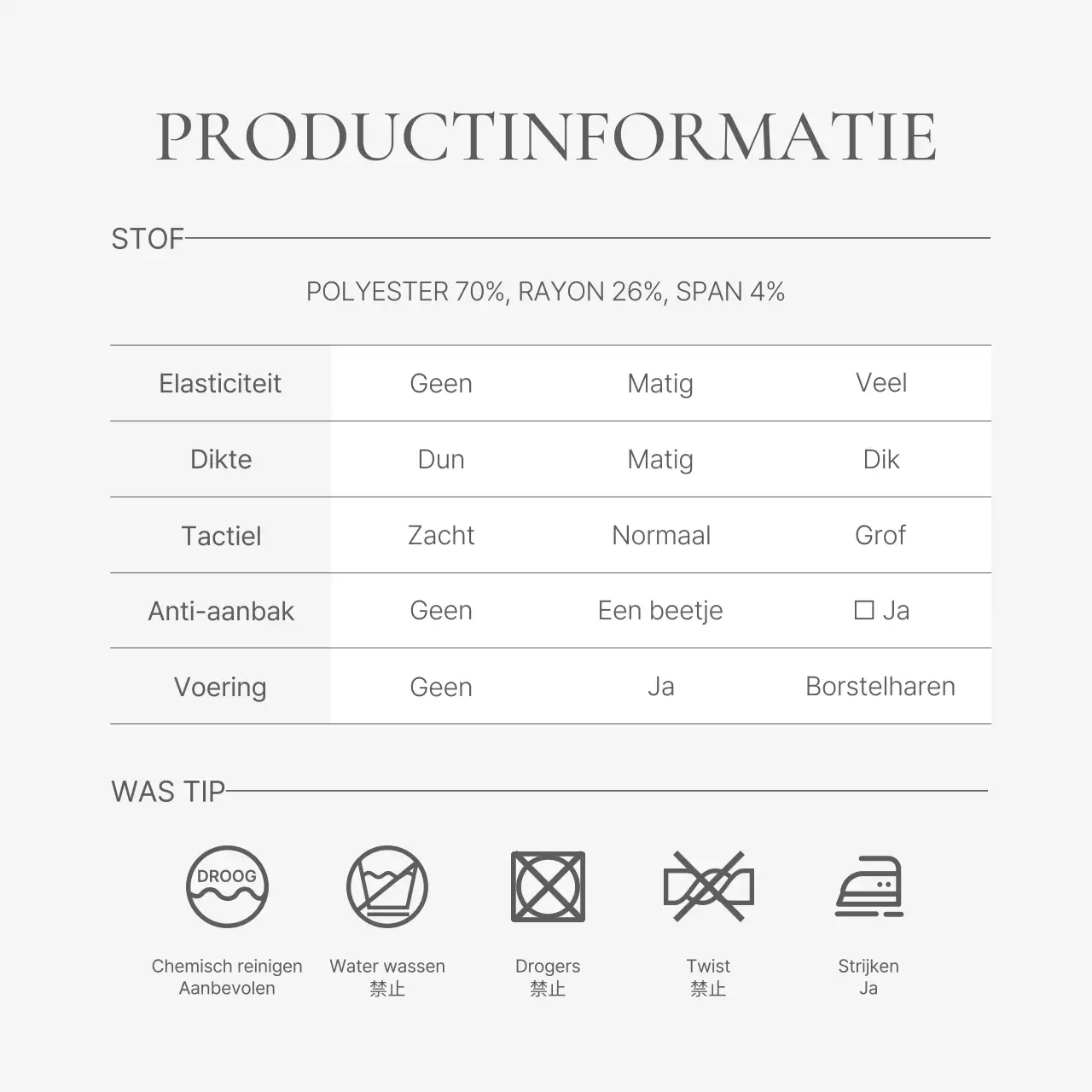 Een winkelcentrum versierd met een eenvoudige stijl van witte en grijze emoji, met de nodige instructies en voorzorgsmaatregelen.
