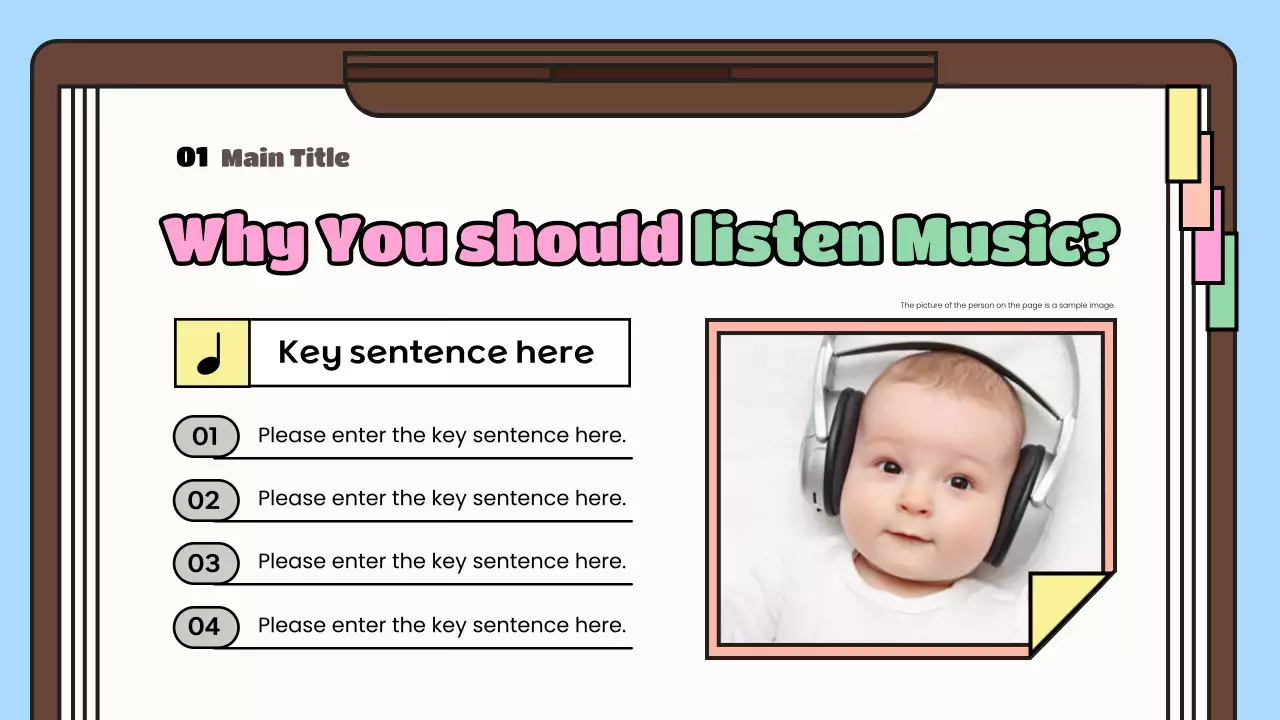 Colourful Trendy Music Class Presentation