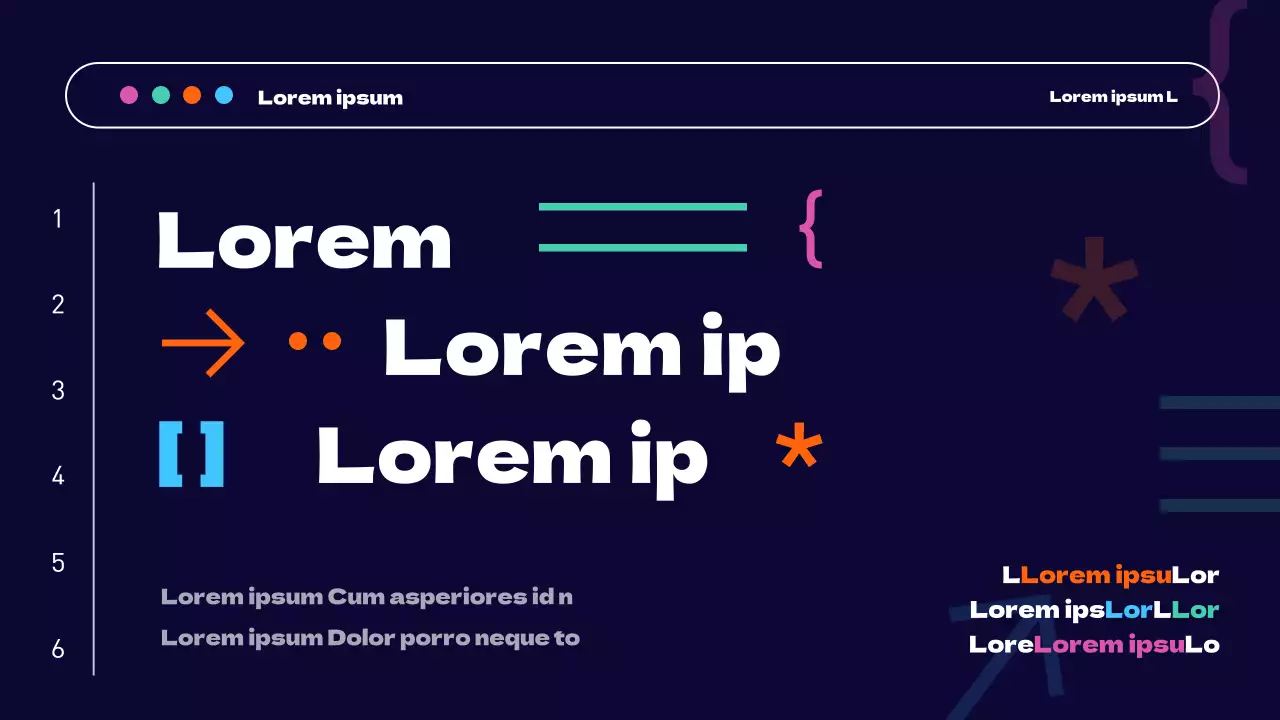 Briefing di progetto di sviluppo web di tendenza in azzurro e arancione