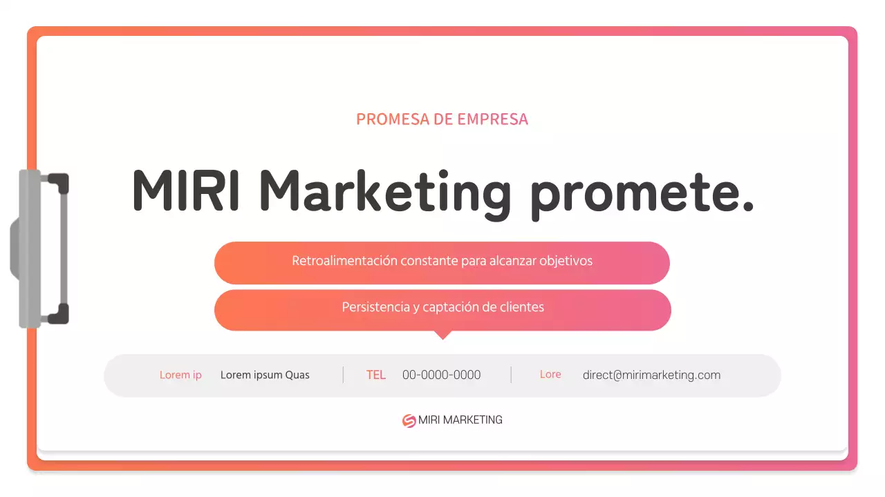 Cómo crear un sencillo estudio de marketing de marca rosa y naranja