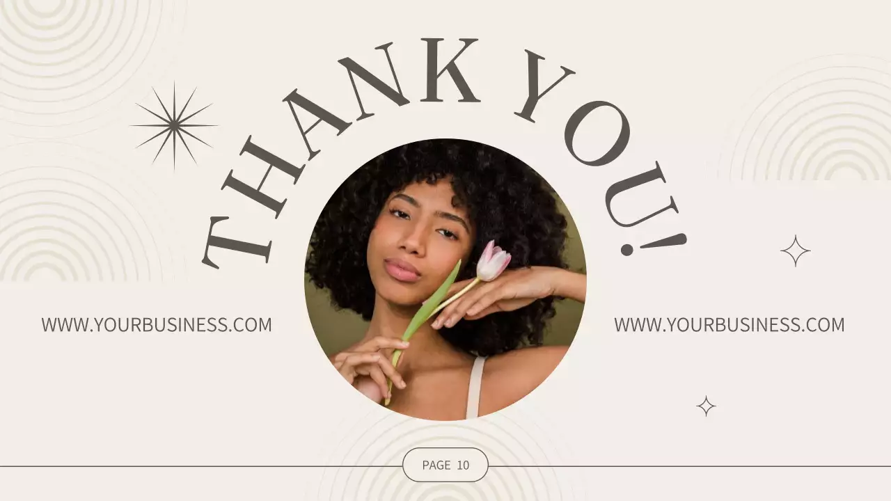 Beige Minimalist Cosmetics Promotion Presentation