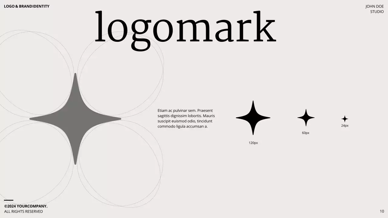 Brown Minimal Brand Guideline Presentation