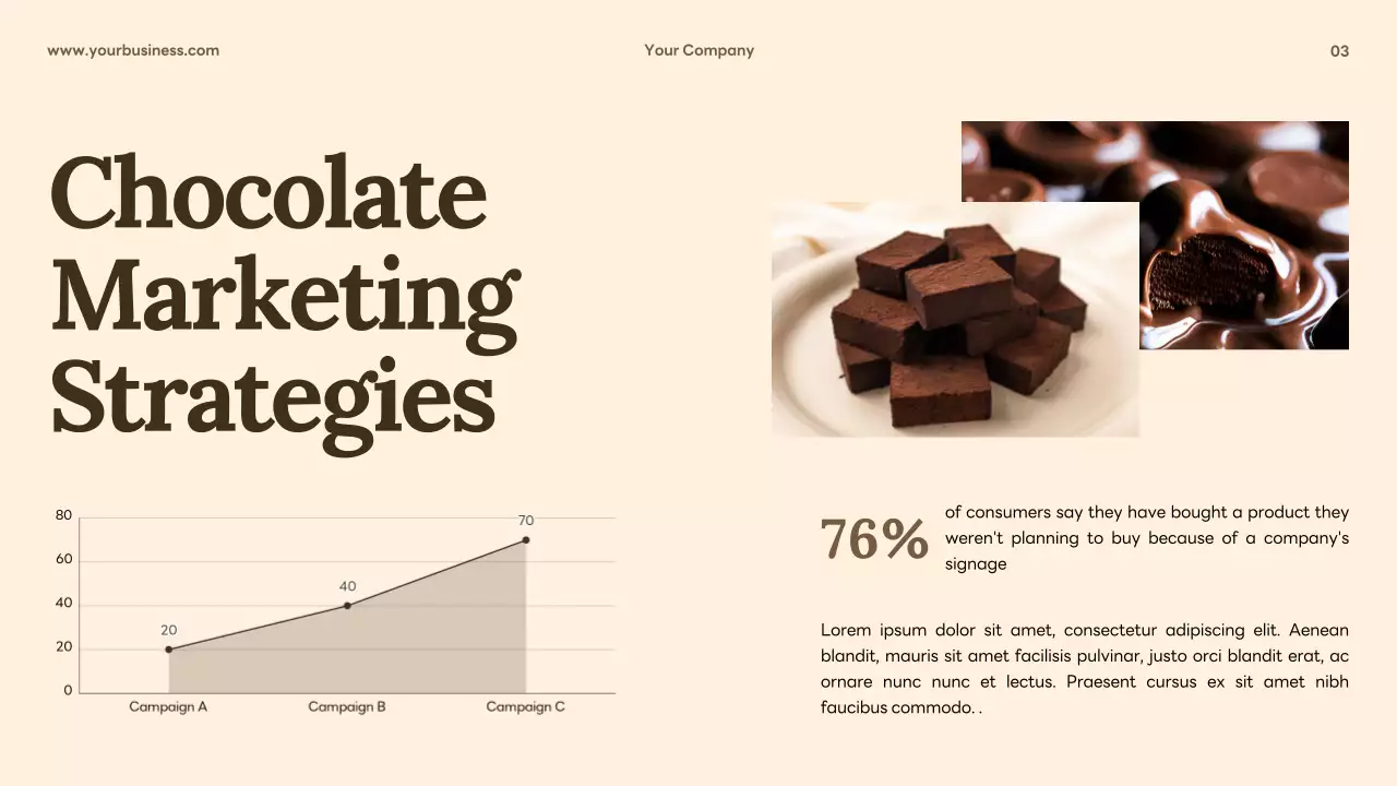 Brown Professional Chocolate Promotion Presentation