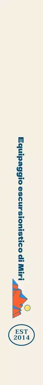 Club sportivi con illustrazioni di montagne multicolori