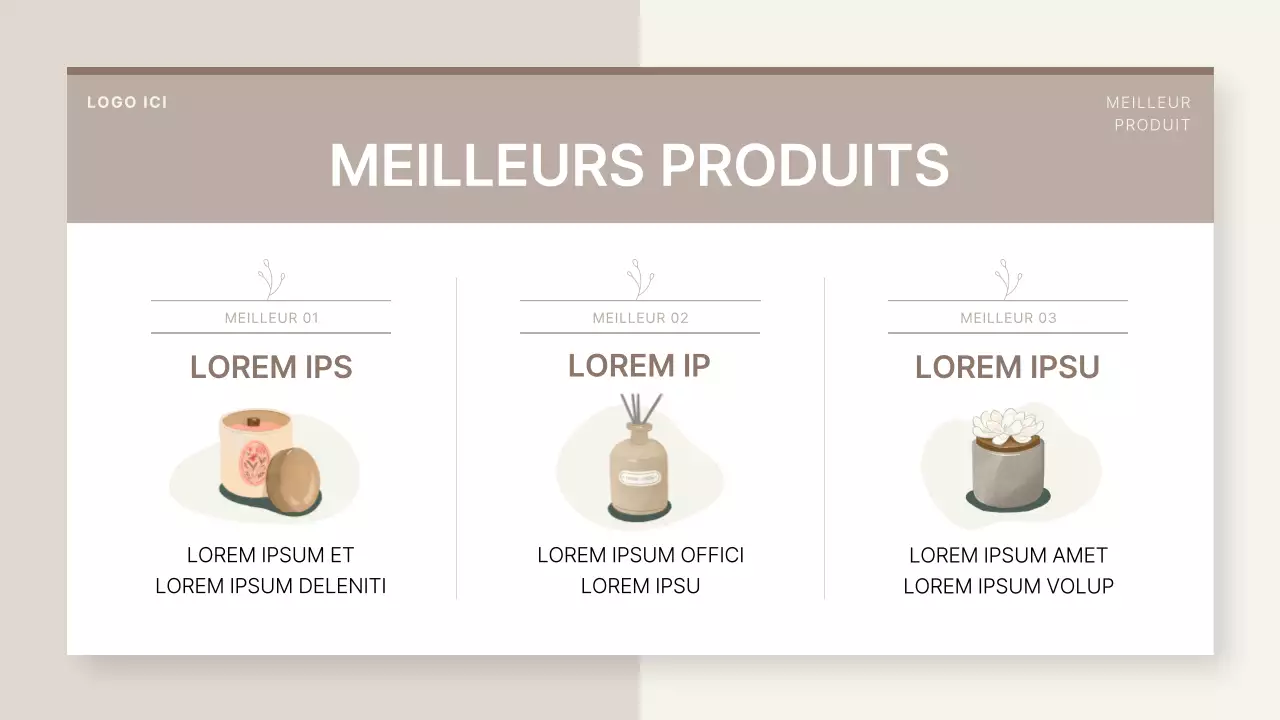 Un simple studio de bougies beige et ivoire - déclaration de marque d'une petite entreprise