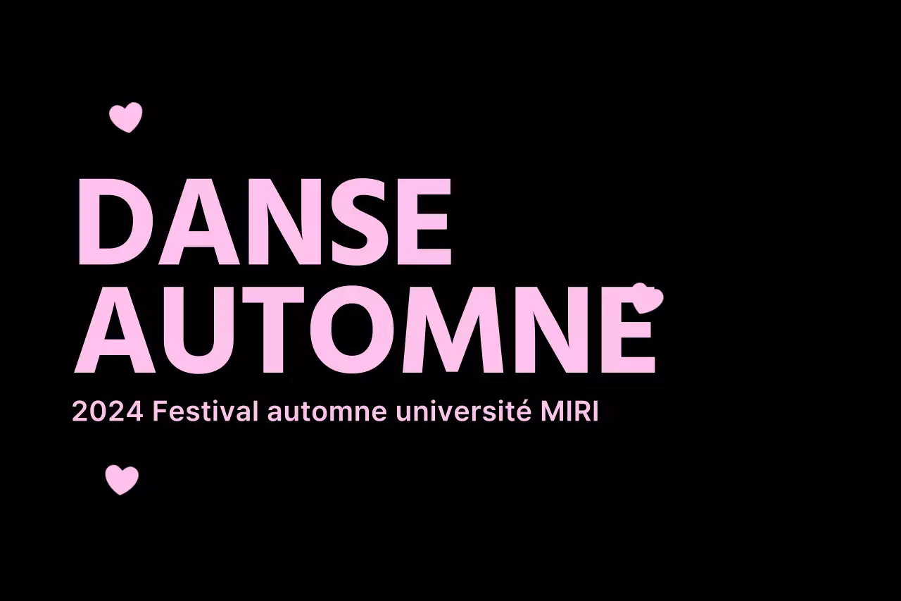 Conception d'un festival utilisant une palette de couleurs bicolores noir et pastel