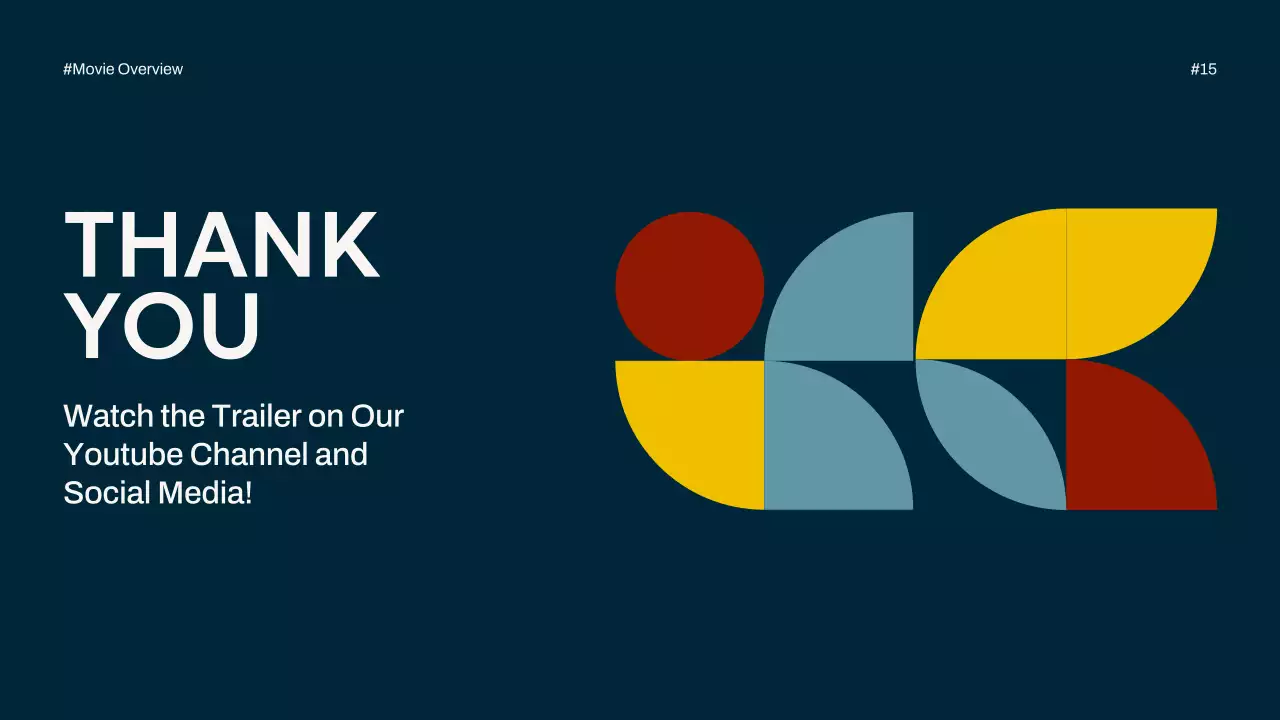 Colorful Modern Movie Guide Presentation