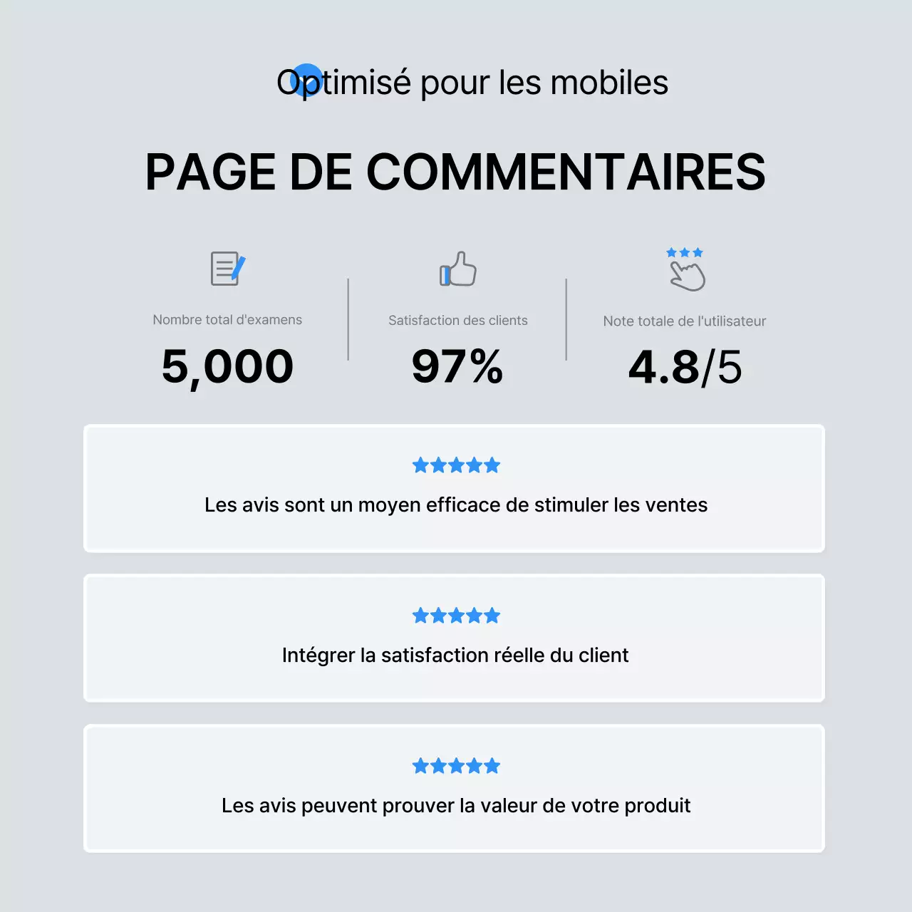 Promouvoir les revues de mode en bleu et gris