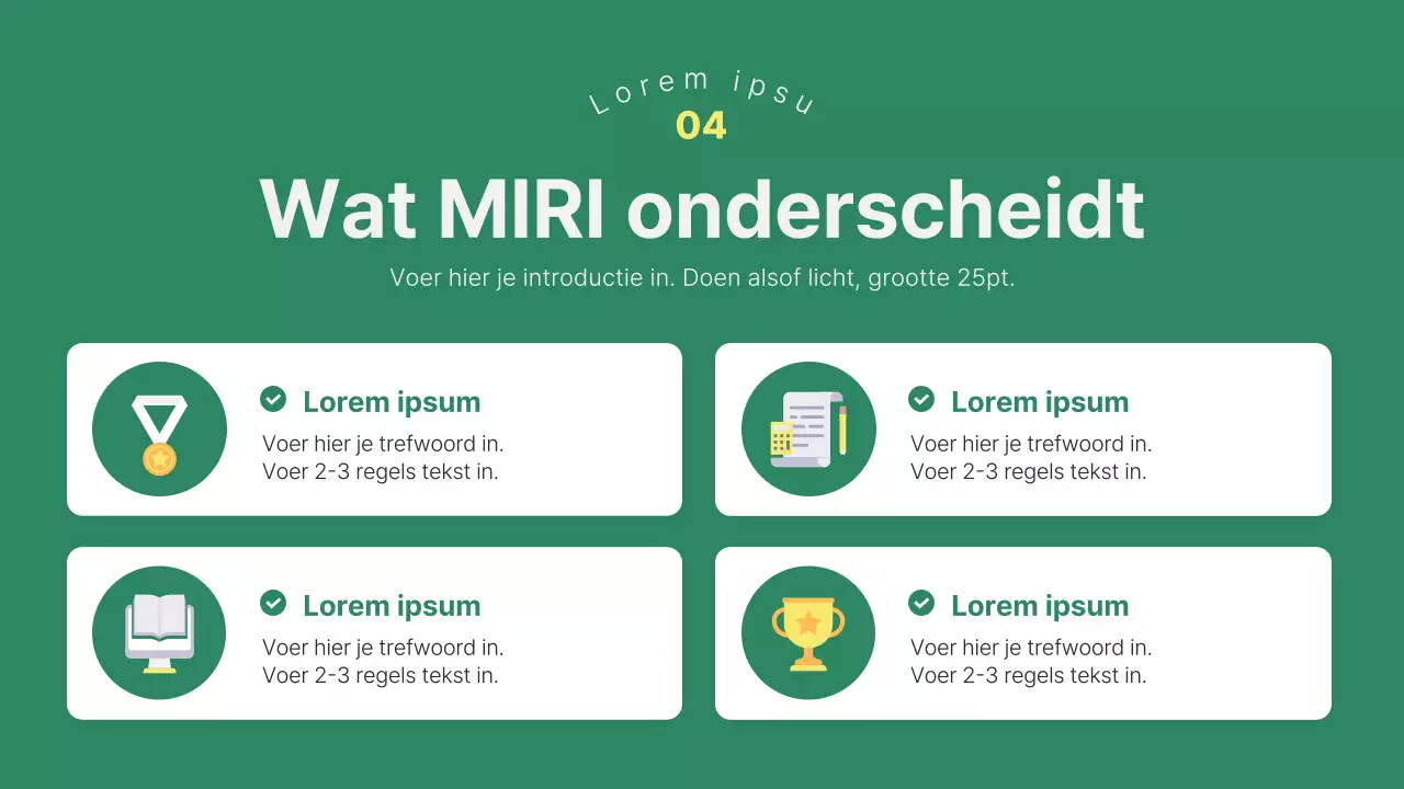 Een eenvoudige, groene en gele introductie tot vochtinbrengende scholen