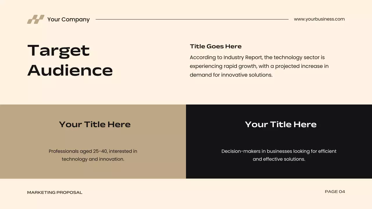 Beige Modern Marketing Proposal Presentation