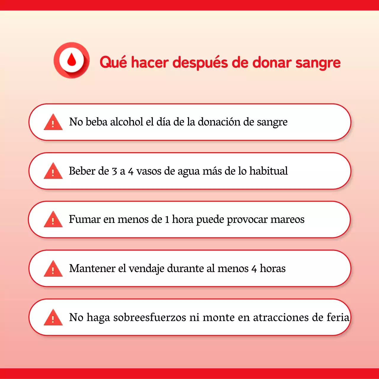 La sencilla llamada de la Roja a donar sangre